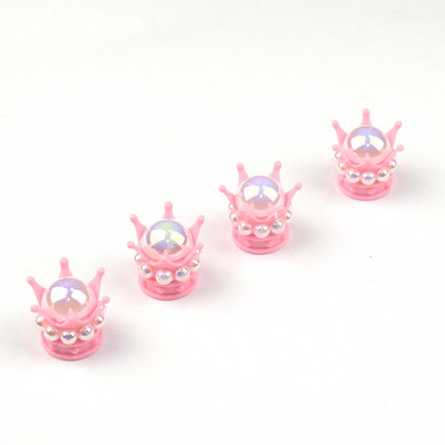 4 tk Crown Bling Diamond autorehvi õhuklapi varrekorgid Auto ratta varre õhuklapi tolmukatted veoauto mootorratta tolmukindlad korgid