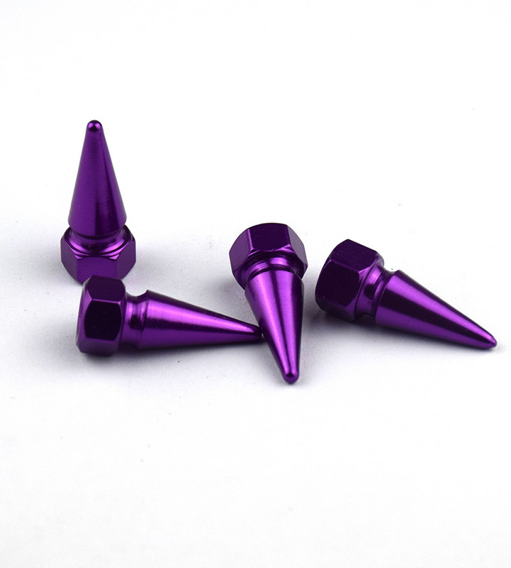 4 tk sulamist alumiiniumrehvide klapikorgid autodele Mootorratta klapivarre katted ratta õhukaitsekork Autode kujundamise tarvikud