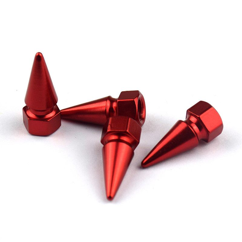 4 tk sulamist alumiiniumrehvide klapikorgid autodele Mootorratta klapivarre katted ratta õhukaitsekork Autode kujundamise tarvikud