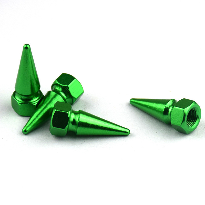 4 tk sulamist alumiiniumrehvide klapikorgid autodele Mootorratta klapivarre katted ratta õhukaitsekork Autode kujundamise tarvikud