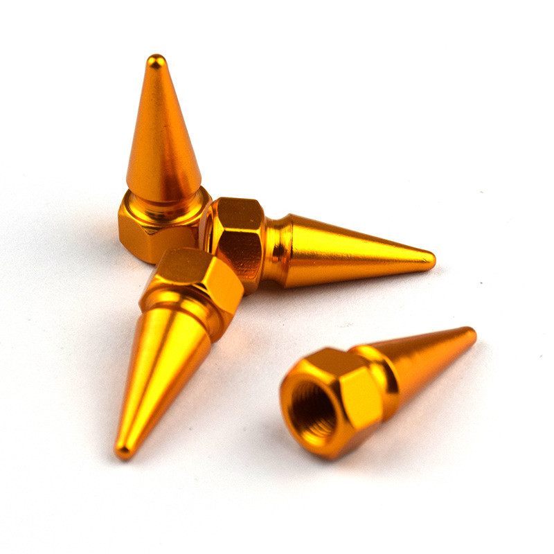 4 tk sulamist alumiiniumrehvide klapikorgid autodele Mootorratta klapivarre katted ratta õhukaitsekork Autode kujundamise tarvikud