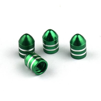 4 τμχ. Πολύχρωμο bullet ελαστικό τροχού αυτοκινήτου Καπάκι βαλβίδας από κράμα αλουμινίου Καπάκια βαλβίδας ελαστικών αυτοκινήτου Καπάκια βαλβίδας ελαστικών τροχών Ελαστικά ελαστικών στελέχους αέρα Καπάκι αεροστεγές καλύμματα