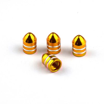 4 τμχ. Πολύχρωμο bullet ελαστικό τροχού αυτοκινήτου Καπάκι βαλβίδας από κράμα αλουμινίου Καπάκια βαλβίδας ελαστικών αυτοκινήτου Καπάκια βαλβίδας ελαστικών τροχών Ελαστικά ελαστικών στελέχους αέρα Καπάκι αεροστεγές καλύμματα