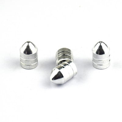 4 τμχ. Πολύχρωμο bullet ελαστικό τροχού αυτοκινήτου Καπάκι βαλβίδας από κράμα αλουμινίου Καπάκια βαλβίδας ελαστικών αυτοκινήτου Καπάκια βαλβίδας ελαστικών τροχών Ελαστικά ελαστικών στελέχους αέρα Καπάκι αεροστεγές καλύμματα