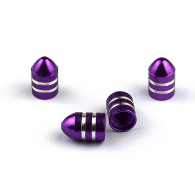 4 τμχ. Πολύχρωμο bullet ελαστικό τροχού αυτοκινήτου Καπάκι βαλβίδας από κράμα αλουμινίου Καπάκια βαλβίδας ελαστικών αυτοκινήτου Καπάκια βαλβίδας ελαστικών τροχών Ελαστικά ελαστικών στελέχους αέρα Καπάκι αεροστεγές καλύμματα