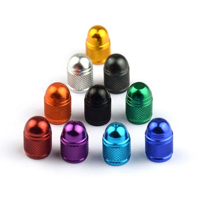 4 bucăți colorat, din aliaj de aluminiu, capac de supapă pentru anvelope de mașină, capac de supapă de mașină modificat, capac de praf Tapones de valvula impermeabile