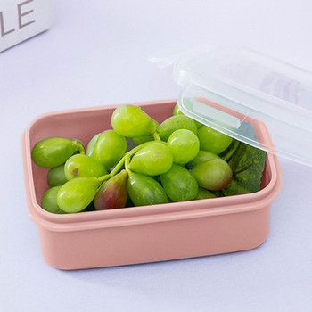 Νέα κουτιά μεσημεριανού γεύματος με προστασία από διαρροές με καπάκι Κάμπινγκ για πικ-νικ Φορητό πλαστικό δοχείο αποθήκευσης φρούτων φαγητού Bento Box για παιδιά