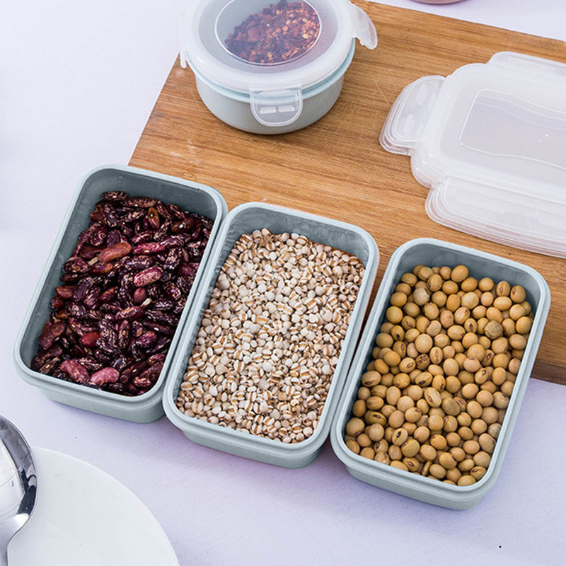 Cutii de prânz noi, rezistente la scurgeri, cu capac, picnic, camping, recipient portabil din plastic pentru depozitarea fructelor, cutie bento pentru copii