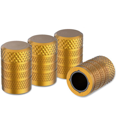 Aluminijske kapice ventila, poklopci guma za teške uvjete rada Otporni na prašinu, otporni na zrak, poklopci ventila za automobile SUV-ove Kamione Motocikle Bicikle