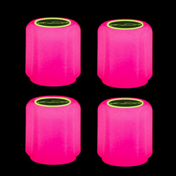 Нова автомобилна гума Светеща розова лилава капачка на клапана Прахоустойчив капак Автомобилна гума за мотоциклетна гума Стъбло Нощни светещи капачки