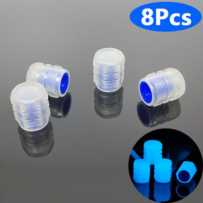 Klapivarre katted universaalsed tumedas luminofoorlampidega autorehvide klapikorkide kate Sobib veoautodele Jalgrattad Mootorrattad Jalgrattad 4-16 tk