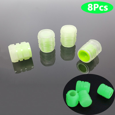 Klapivarre katted universaalsed tumedas luminofoorlampidega autorehvide klapikorkide kate Sobib veoautodele Jalgrattad Mootorrattad Jalgrattad 4-16 tk