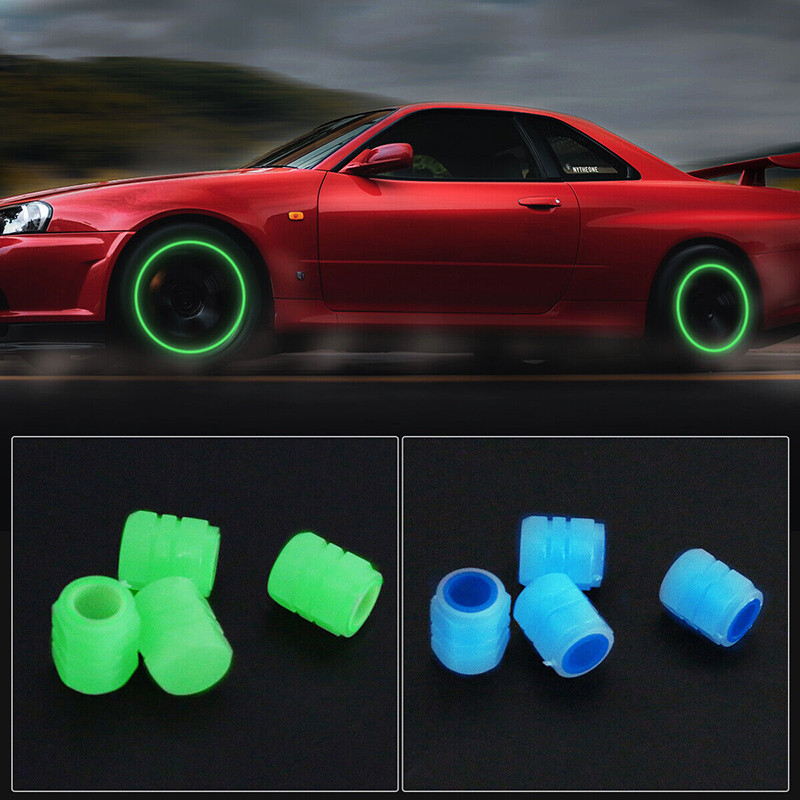 Klapivarre katted universaalsed tumedas luminofoorlampidega autorehvide klapikorkide kate Sobib veoautodele Jalgrattad Mootorrattad Jalgrattad 4-16 tk