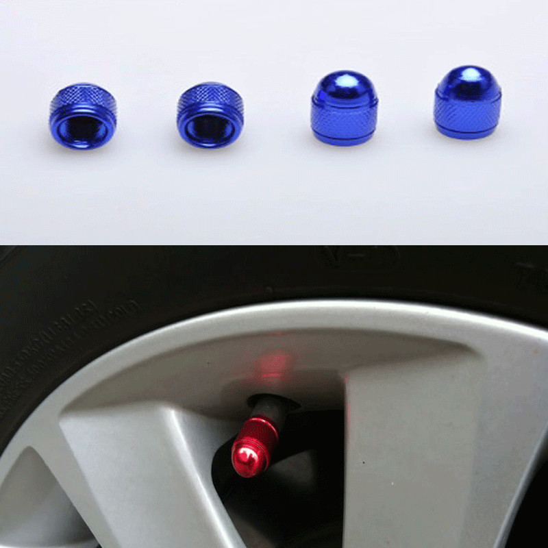 Bostar 4 kom/set aluminijske kapice ventila za automobilske gume Dizajn automobila Zračna navlaka za stabljike guma za automobilske motocikle Dodatna oprema za automobile #63596