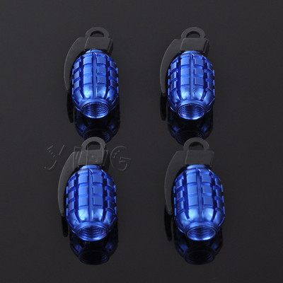 4vnt./komplektas Juokingi automobilių ratų padangų vožtuvų dangteliai padangos oro gaubtelio koto apsauga nuo dulkių BMW Mercedes VW Audi Ford granatų stiliaus priedai