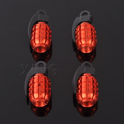 4vnt./komplektas Juokingi automobilių ratų padangų vožtuvų dangteliai padangos oro gaubtelio koto apsauga nuo dulkių BMW Mercedes VW Audi Ford granatų stiliaus priedai