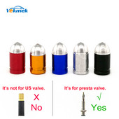 2 komada aluminijskih Presta poklopaca ventila za gume za bicikle Poklopci ventila za gume s mecima Aluminijski poklopci za ventile za francuske dijelove ventila