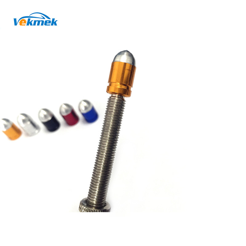 2 vnt Aliuminio „Presta“ padangų vožtuvų dangteliai, skirti dviračių padangų vožtuvų dangčiams, lydinio vožtuvų koto dangteliai prancūziško tipo vožtuvų formavimo dalims