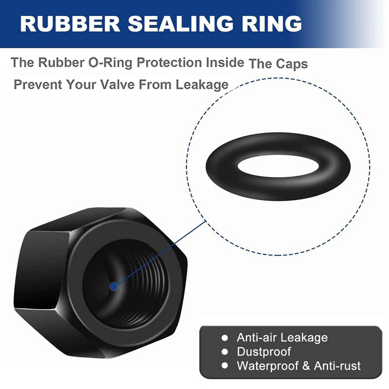 AUTCOAT vargusvastased keskmise sõrme tüüpi rehvi klapi tolmukorgid Tolmukindlad rehvikorgi klapi varrekorgid autodele, veoautodele, mootorratastele