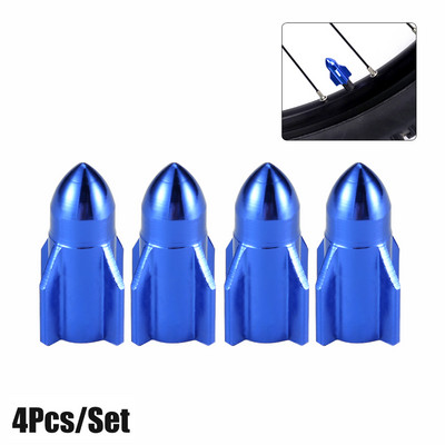 4TK raketi disainiga auto veoauto õhuava kate rehvivelje klapp ratta varre korgid mootorratta jalgratta ratta rehvi klapi korgi auto stiil