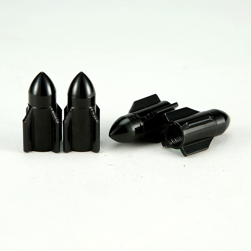 4TK raketi disainiga auto veoauto õhuava kate rehvivelje klapp ratta varre korgid mootorratta jalgratta ratta rehvi klapi korgi auto stiil