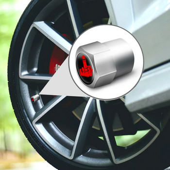 4 бр./компл. капачки за вентили на гуми със среден пръст, първокласни метални гумени уплътнения капачки на стебла на клапани на гуми, прахоустойчиви капаци Универсално годни за автомобили