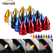 4Pcs/Set Aluminijske kapice ventila za kotače automobilskih guma Auto motocikl u obliku stošca Otporan na prašinu Nepropusne zračne navlake za osovinu Dodaci za automobile