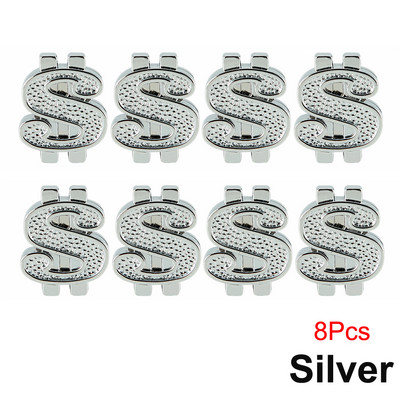 4/8 buc. Capace supape anvelope, simbol dolar roata anvelope capace roata anvelope capac stil auto pentru masina, SUV, camion, bicicleta, motocicleta