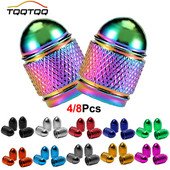 TQQTQQ 4/8 buc. Capace universale pentru roți de roată de mașină, din aluminiu, pentru biciclete, mașini, camioane, capace pentru roata de bicicletă