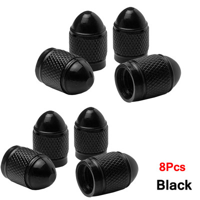 TQQTQQ 4/8 buc. Capace universale pentru roți de roată de mașină, din aluminiu, pentru biciclete, mașini, camioane, capace pentru roata de bicicletă