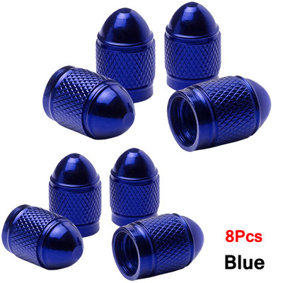 TQQTQQ 4/8 buc. Capace universale pentru roți de roată de mașină, din aluminiu, pentru biciclete, mașini, camioane, capace pentru roata de bicicletă