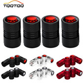 4Pcs/Set Kapice ventila gume Otporne na koroziju Nepropusne Anodizirana legura za teške uvjete rada Univerzalna za automobile Bicikl Kamion Motocikl