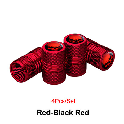 4Pcs/Set Kapice ventila gume Otporne na koroziju Nepropusne Anodizirana legura za teške uvjete rada Univerzalna za automobile Bicikl Kamion Motocikl