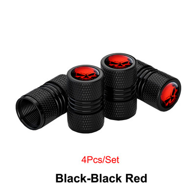 4Pcs/Set Kapice ventila gume Otporne na koroziju Nepropusne Anodizirana legura za teške uvjete rada Univerzalna za automobile Bicikl Kamion Motocikl