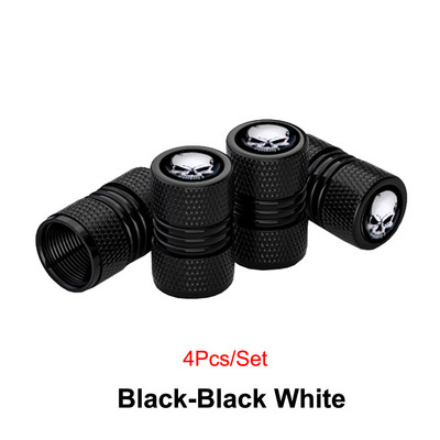 4Pcs/Set Kapice ventila gume Otporne na koroziju Nepropusne Anodizirana legura za teške uvjete rada Univerzalna za automobile Bicikl Kamion Motocikl