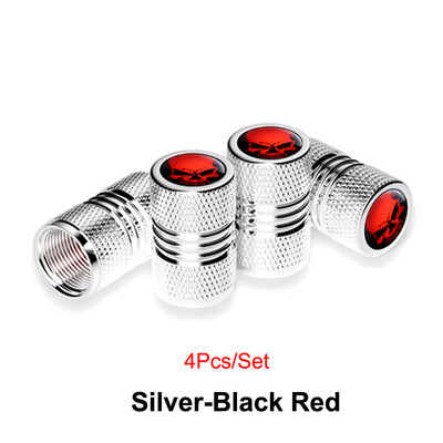 4Pcs/Set Kapice ventila gume Otporne na koroziju Nepropusne Anodizirana legura za teške uvjete rada Univerzalna za automobile Bicikl Kamion Motocikl