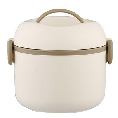 1320ML Kutija za ručak Spremnik za hranu Uredski materijal Prijenosna ručka Sigurno za mikrovalnu Dvoslojna hrana PP Učenici Bento