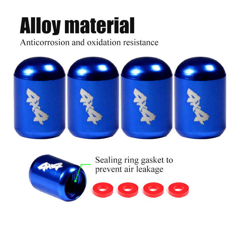 4vnt./komplektas 4X4 padangų vožtuvų gaubtelių koto dangtelis universalus tinka visiems automobiliams sunkvežimiams visureigiams dviračiams dviračiams motociklams automobilių padangų vožtuvų dangteliai nuo dulkių