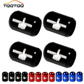 4 bucăți/set capace universale pentru supape pentru anvelope cu degetul mijlociu, din aluminiu, capace de praf, costum pentru biciclete, mașini, camioane, motociclete, biciclete