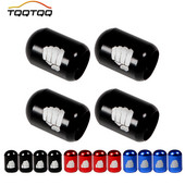 4 tk / komplekt rehvi õhuklapi korgid varre kate Universaalne sobib kõikidele autodele veoautodele maasturitele jalgratastele jalgratastele mootorratastele autorehvide klappidele tolmukatted