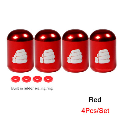 4 tk / komplekt rehvi õhuklapi korgid varre kate Universaalne sobib kõikidele autodele veoautodele maasturitele jalgratastele jalgratastele mootorratastele autorehvide klappidele tolmukatted