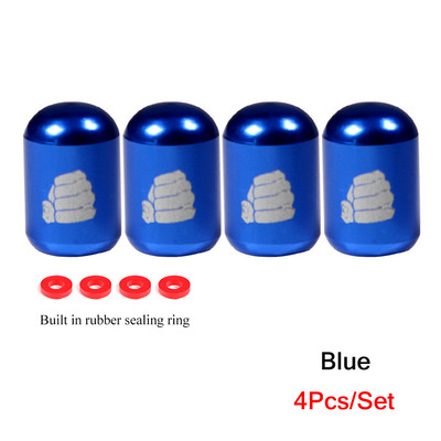 4 tk / komplekt rehvi õhuklapi korgid varre kate Universaalne sobib kõikidele autodele veoautodele maasturitele jalgratastele jalgratastele mootorratastele autorehvide klappidele tolmukatted