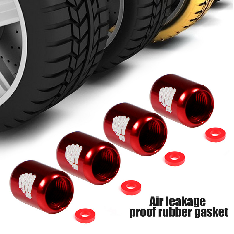 4 tk / komplekt rehvi õhuklapi korgid varre kate Universaalne sobib kõikidele autodele veoautodele maasturitele jalgratastele jalgratastele mootorratastele autorehvide klappidele tolmukatted