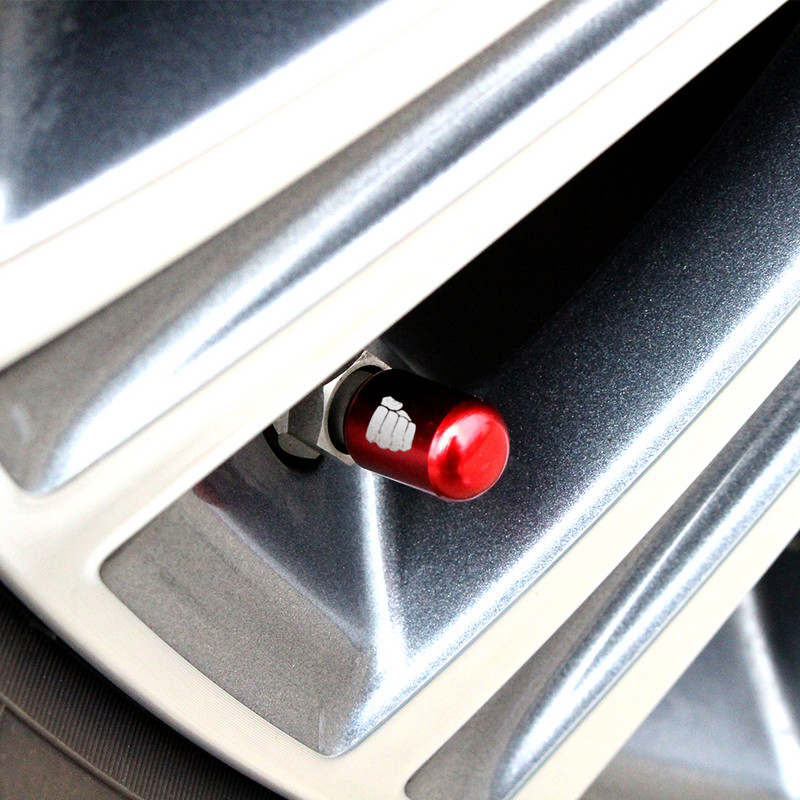 4 tk / komplekt rehvi õhuklapi korgid varre kate Universaalne sobib kõikidele autodele veoautodele maasturitele jalgratastele jalgratastele mootorratastele autorehvide klappidele tolmukatted