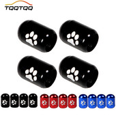 4 vnt./komplektas Universalūs automobilių ratų padangų vožtuvo koto dangteliai aliuminio lydinio, skirti dviračiams, automobiliniams sunkvežimiams, motociklams, dviračių padangų vožtuvams