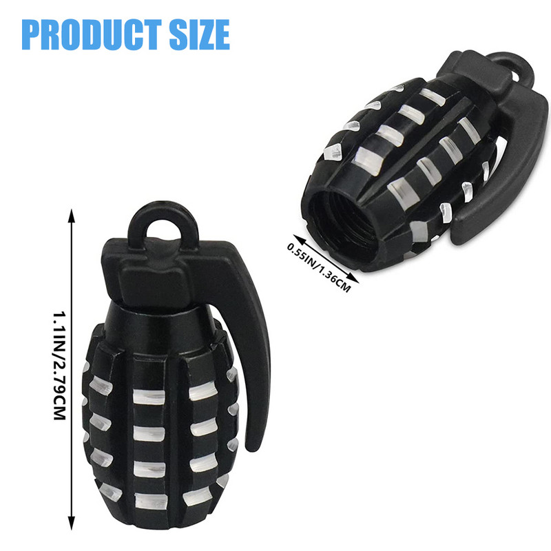 Padangos koto vožtuvų dangteliai Automobilinis dulkėms nepralaidus dangtelis, nepraleidžiantis oro, užsukamas lengvai sugriebiamas dangtelis, skirtas visiems automobiliams, dviračiams, motociklams, sunkvežimiams