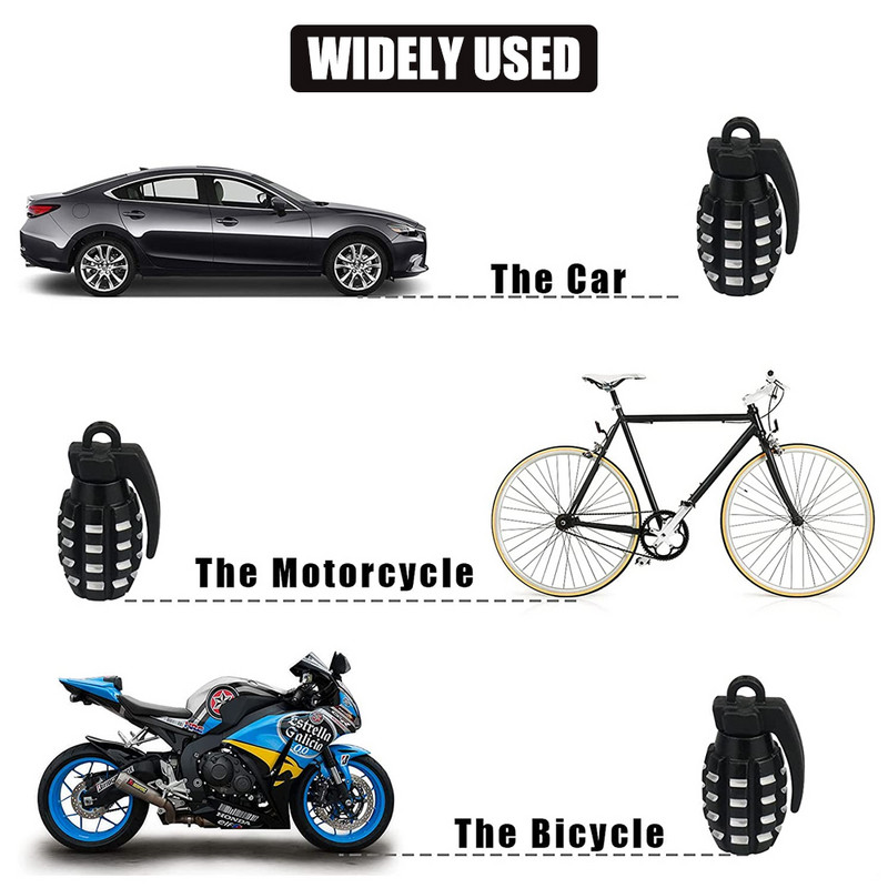 Padangos koto vožtuvų dangteliai Automobilinis dulkėms nepralaidus dangtelis, nepraleidžiantis oro, užsukamas lengvai sugriebiamas dangtelis, skirtas visiems automobiliams, dviračiams, motociklams, sunkvežimiams