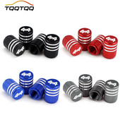 4 tk / komplekt 4 × 4 auto veoauto mootorratta jalgratta rehvi õhuklapi katted alumiiniumist rehvi ventiili kork, õhukindel, 4 värvi