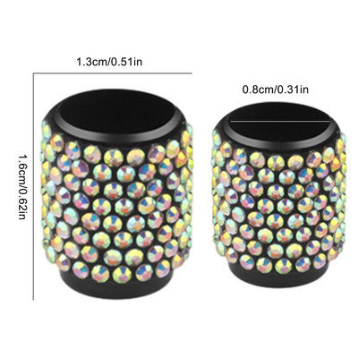 Κάλυμμα ακροφυσίου αέρα Αυτόματη στεγανή στεγανότητα ελαστικών Universal καπάκια στελέχη βαλβίδων ελαστικών για ομαλή οδήγηση RV Αυτοκίνητα Φορτηγά SUV οχήματα Αξεσουάρ