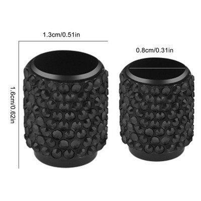 Κάλυμμα ακροφυσίου αέρα Αυτόματη στεγανή στεγανότητα ελαστικών Universal καπάκια στελέχη βαλβίδων ελαστικών για ομαλή οδήγηση RV Αυτοκίνητα Φορτηγά SUV οχήματα Αξεσουάρ